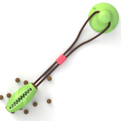Interactive Silicone Suction Cup Dog Ball Toy for Chewing